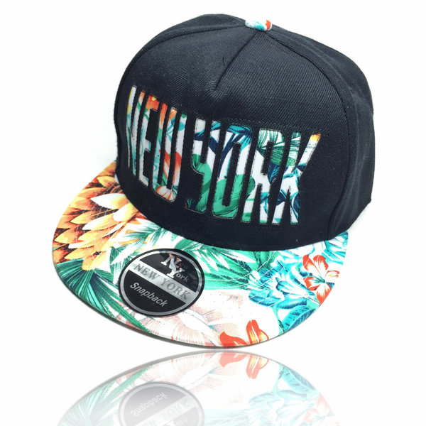 New York Hawaii Snapback Cap
