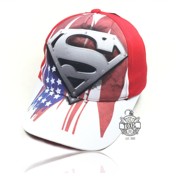 Kinder Snapback Cap "Superman" white