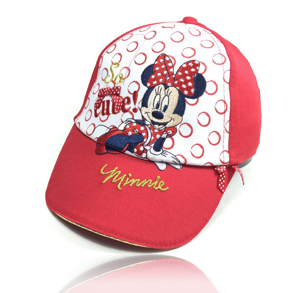 Kinder Baseball Cap "MINNIE MOUSE" red