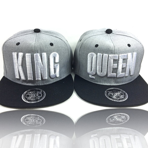 "KING & QUEEN" PARTNER SET (2 Caps)