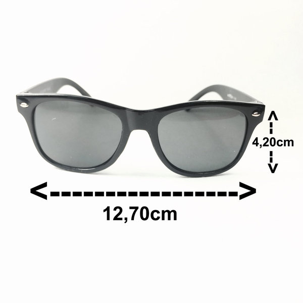 10 Stück Kinder Sonnenbrillen black/black