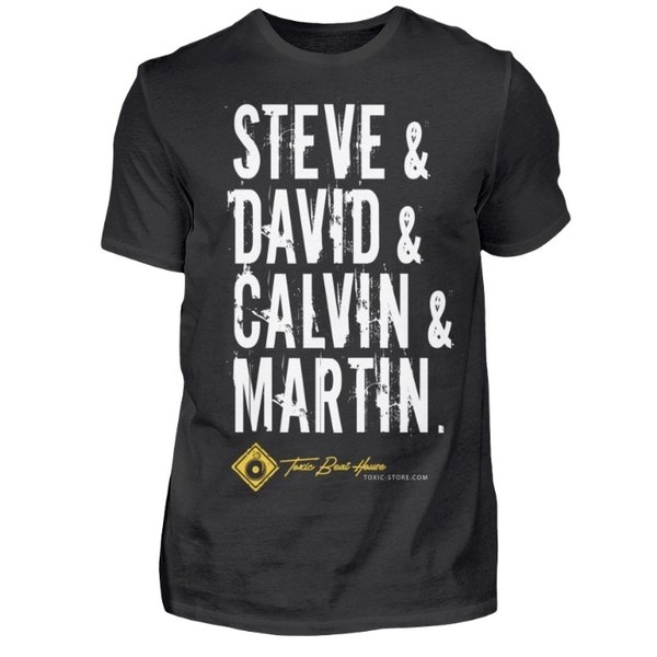 STEVE & DAVID & CALVIN & MARTIN T-SHIRT