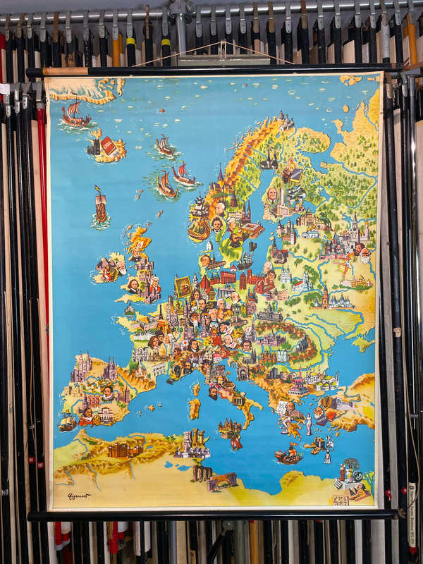 Schulkarte "Europa Kultur"