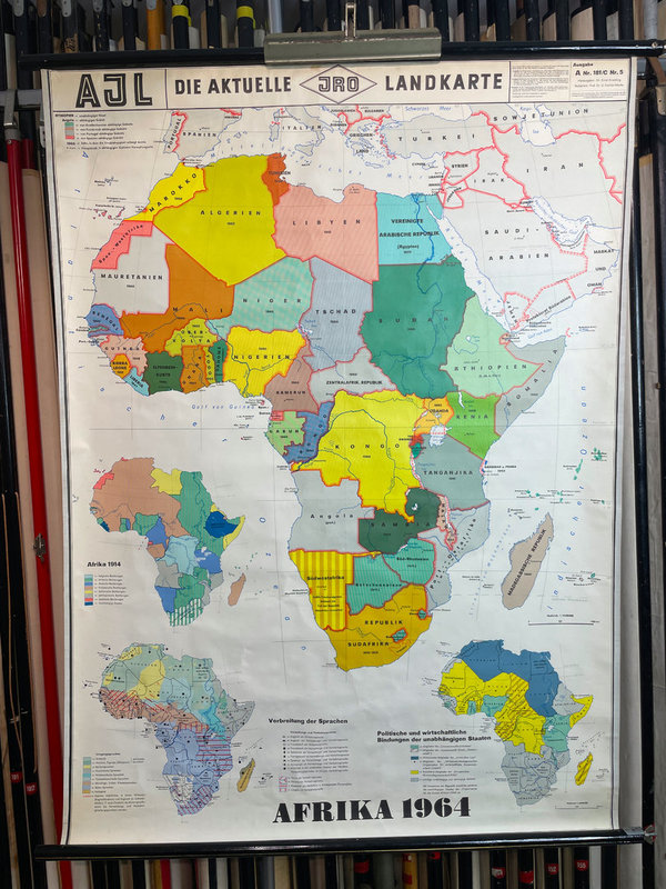 Schulkarten Afrika